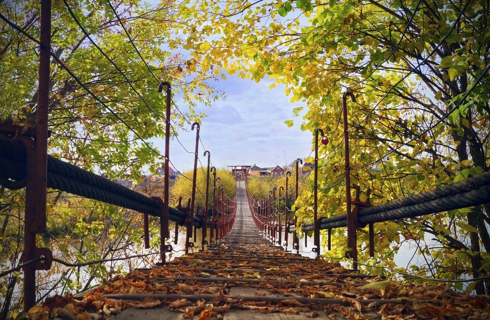 Под аркой осенней.