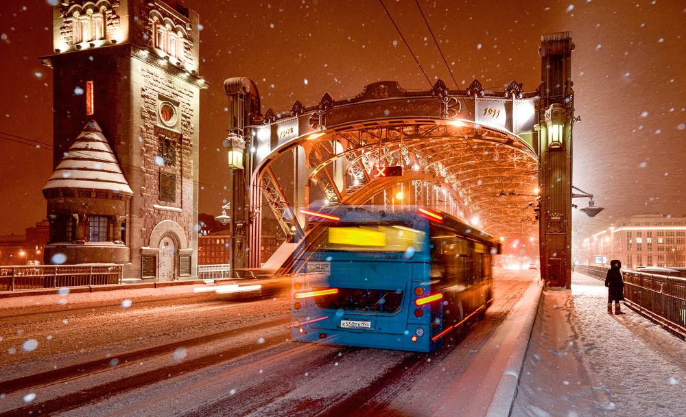 Зимний город