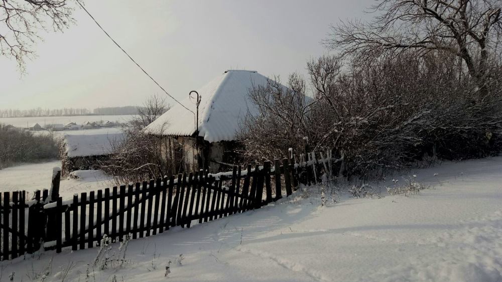 Старый зимний дом.