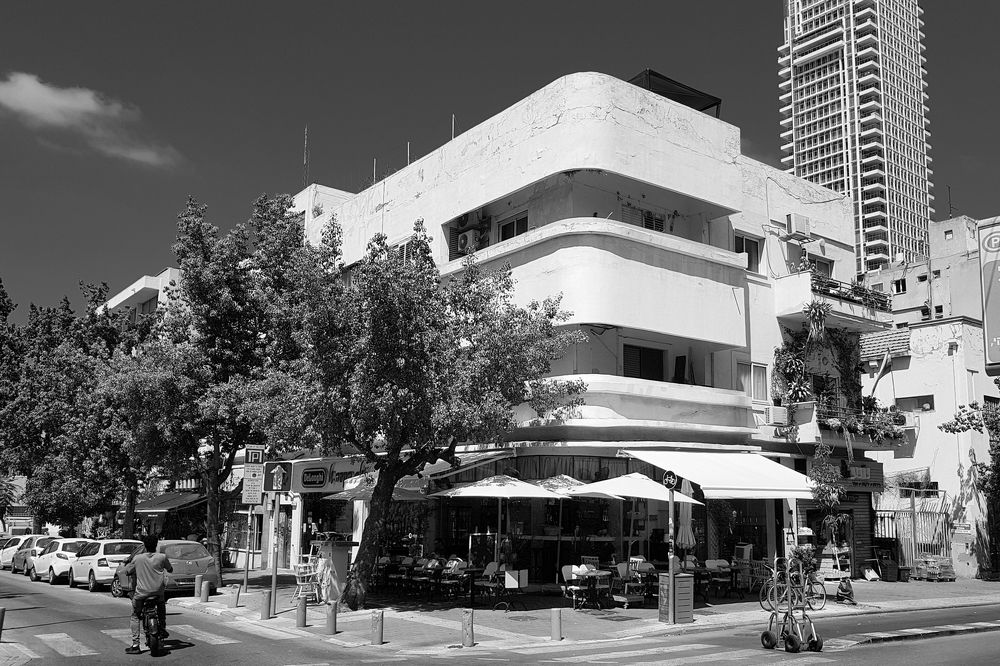 Bauhaus Architecture. Black and White.