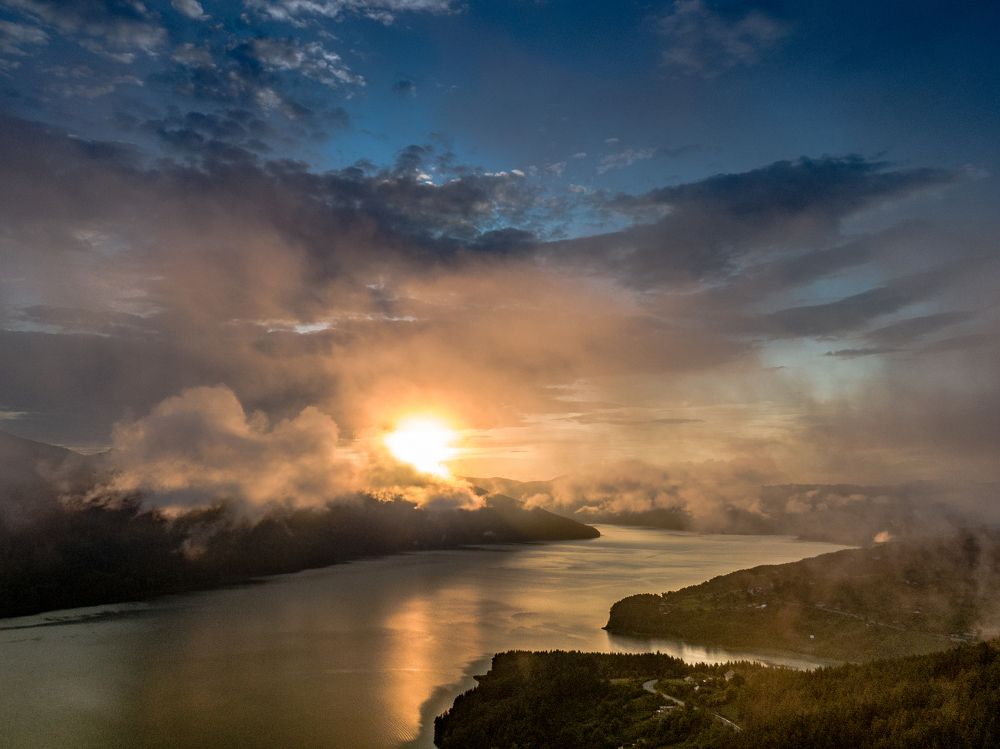 The largest reservoir in Romania.
