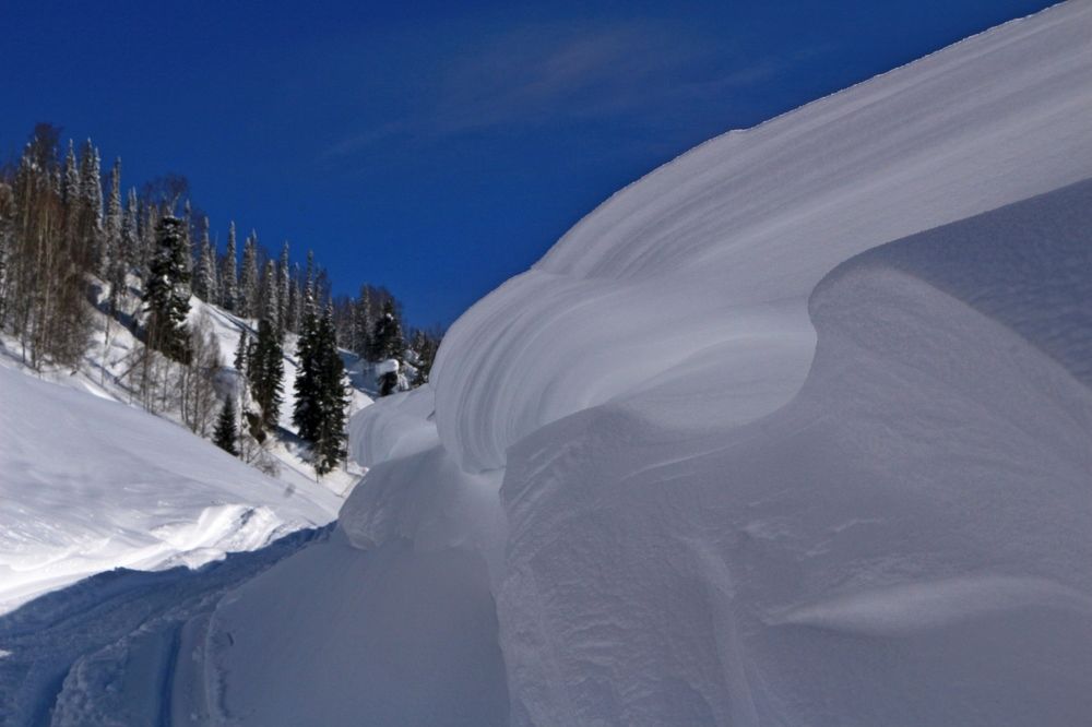 Снежные дюны