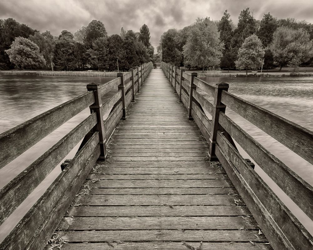 серое утро...