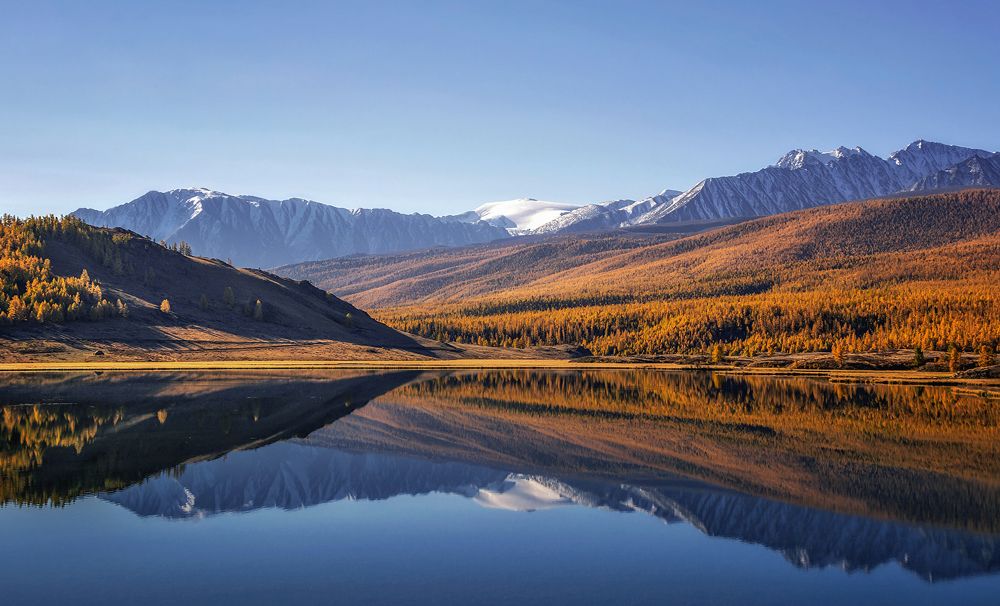 Утро на озере Джангысколь...