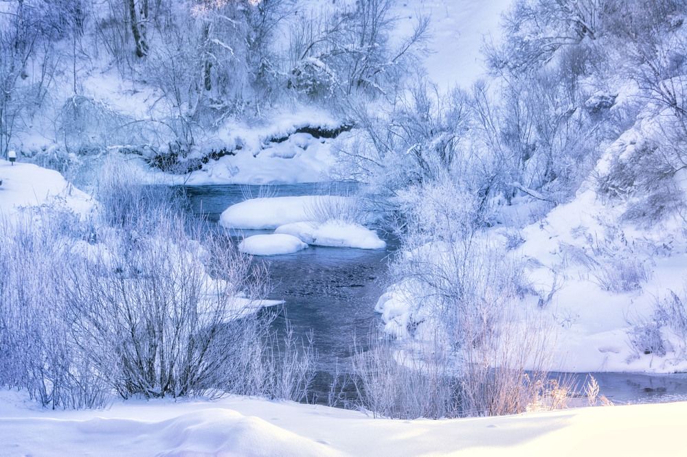 Морозно и красиво