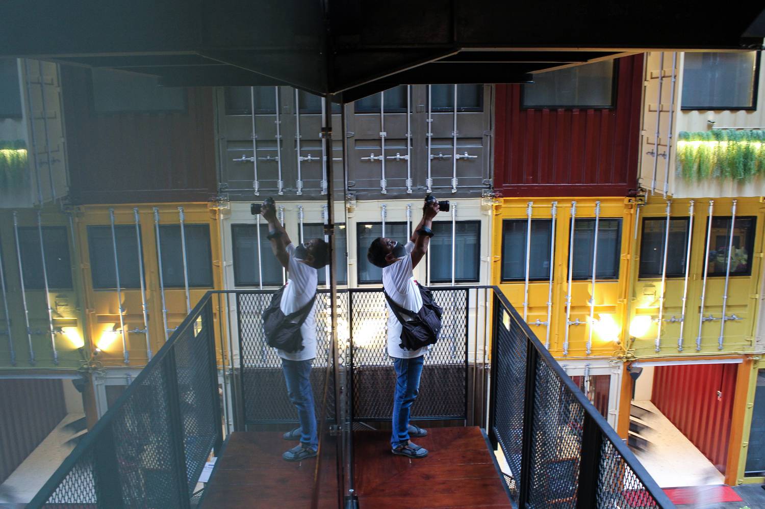 Photographing Unique Hotels from Used Container Materials