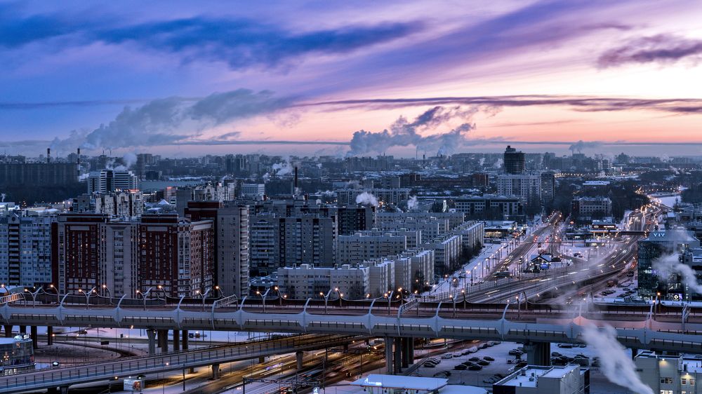 Зима. Город