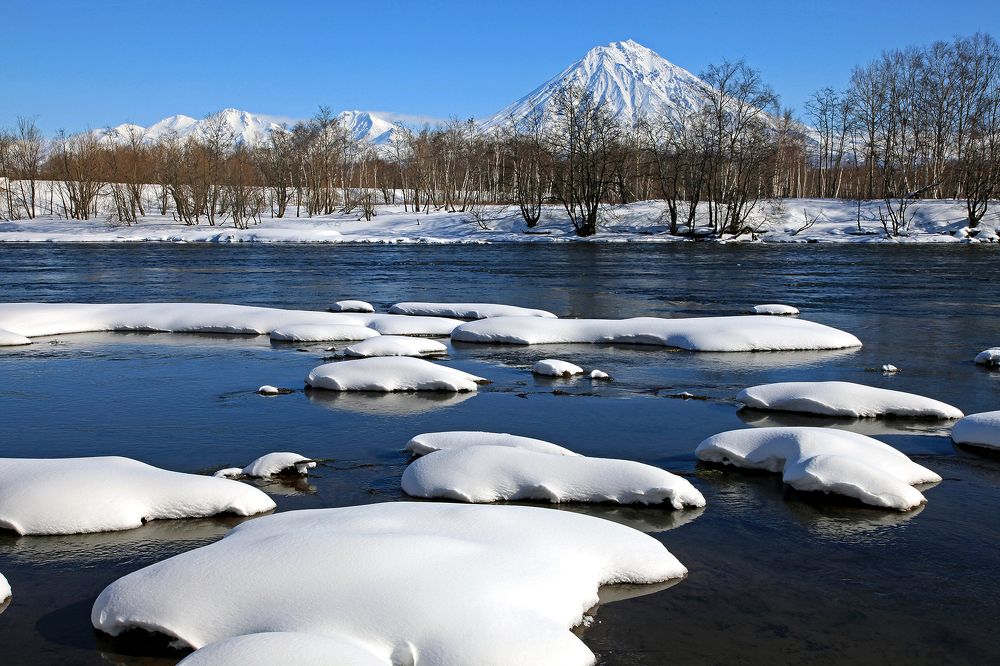 Зима на реке Пиначево