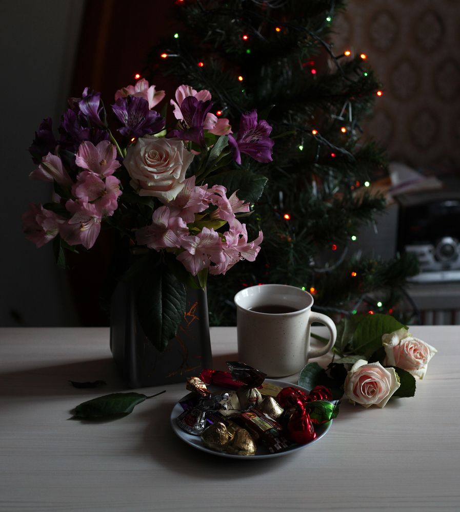 Cozy tea party.