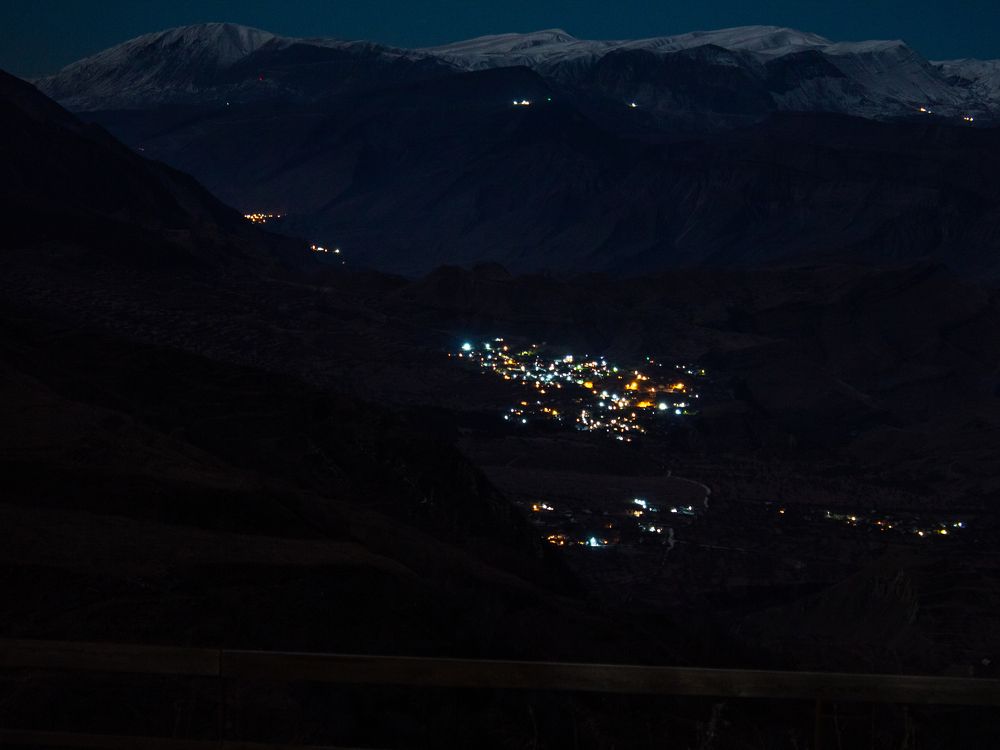 Ночь в горах Дагестана