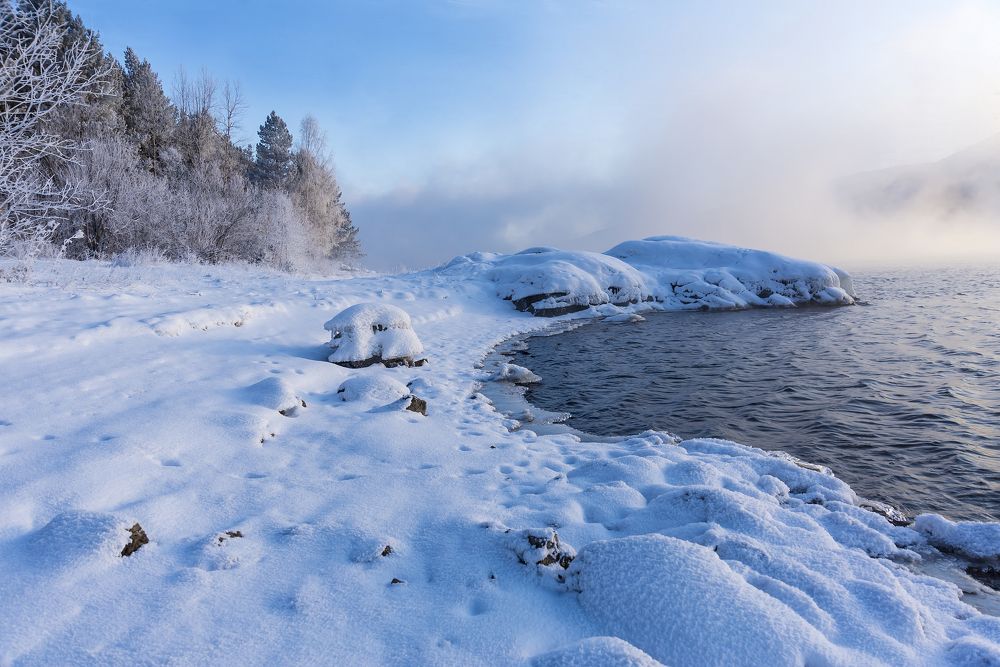 Укутано снегом до весны.