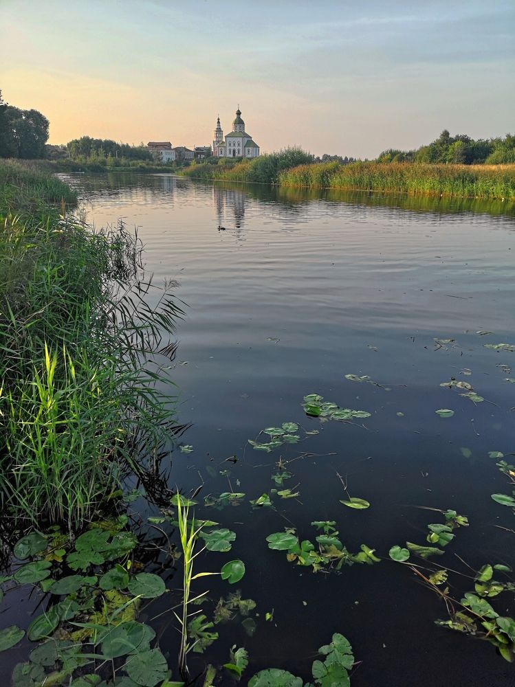 Закат в Суздале...