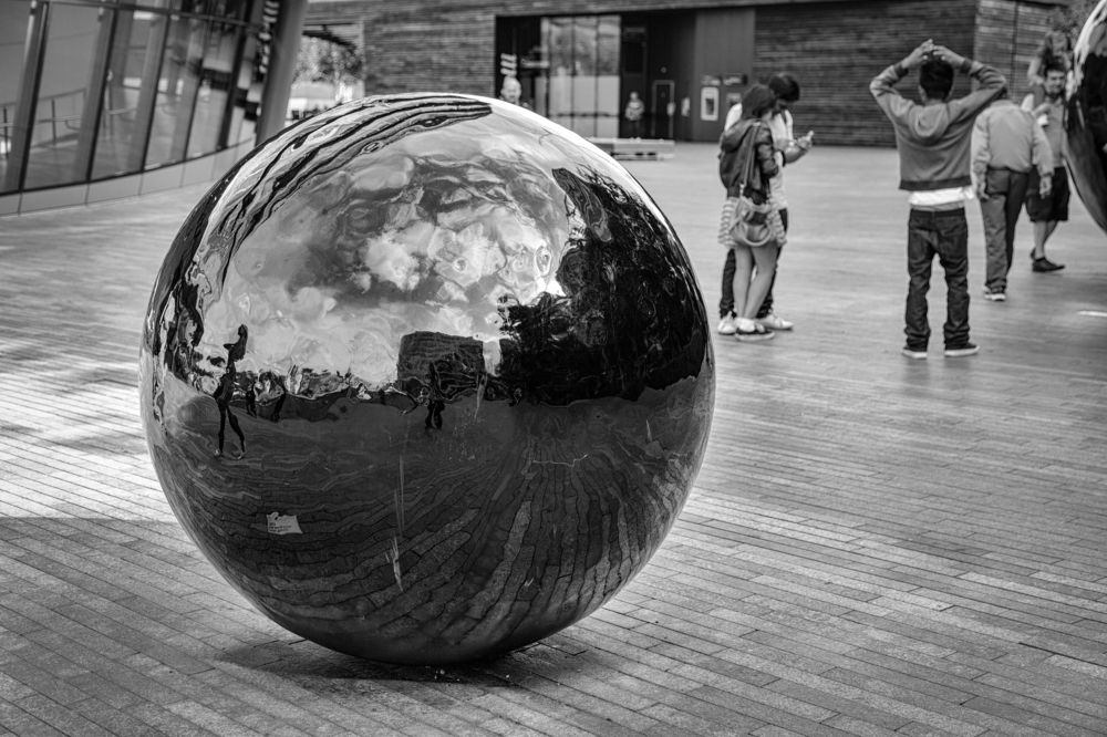 Reflection on the Globe
