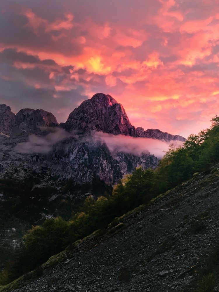 Fire on the mountain