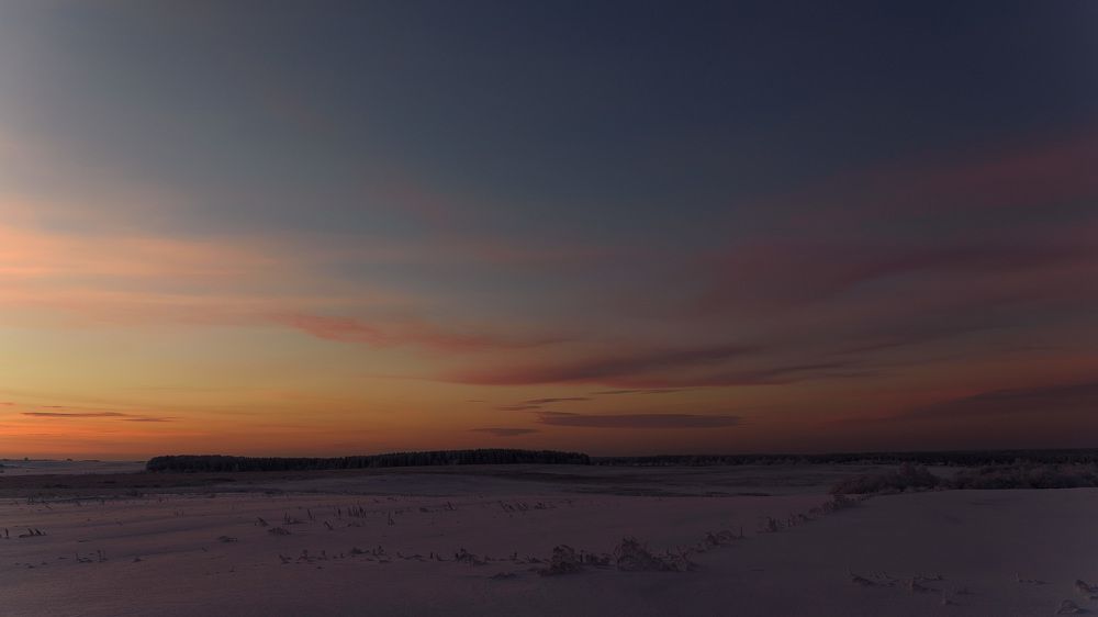 зимний рассвет