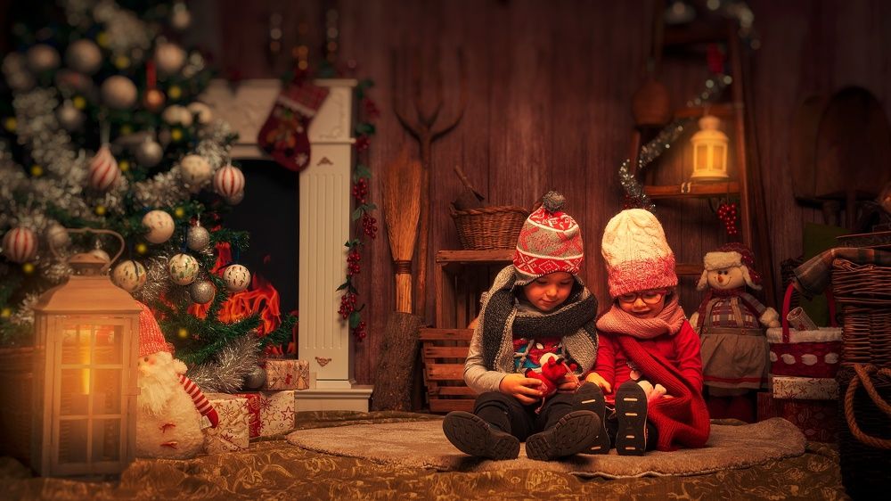 Playing in Christmas