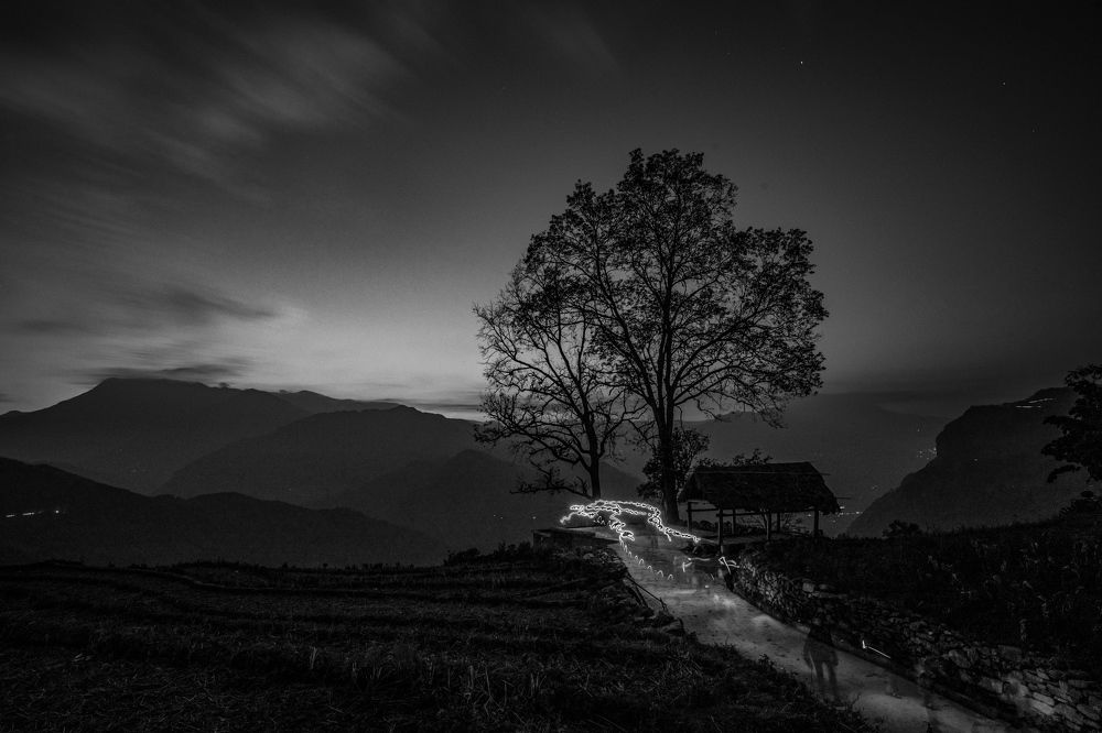 Night on the park Choan Then, Y Ty