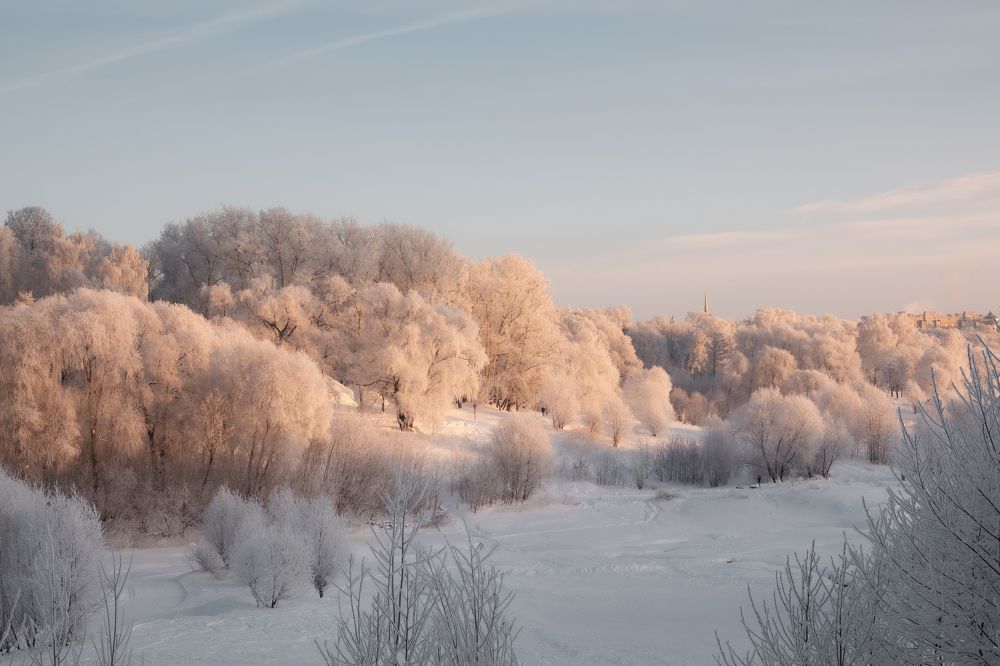 Морозный декабрьским днём в Раменье