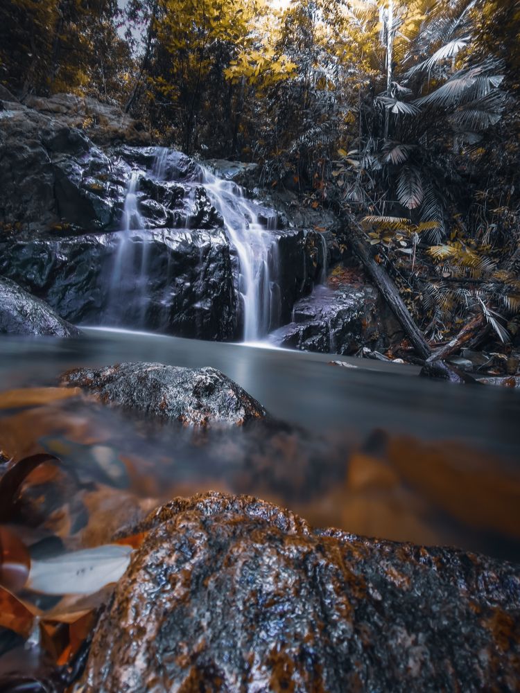 Gunung Pulai Black Waterfall