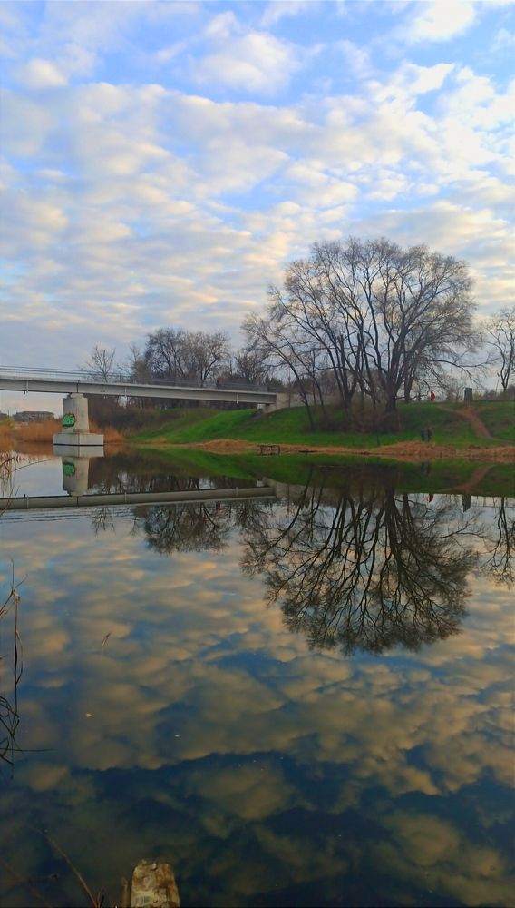 Мост через реку Волчья г.Палоград Украина