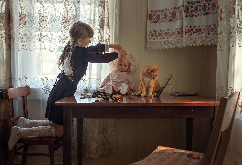 За уроками