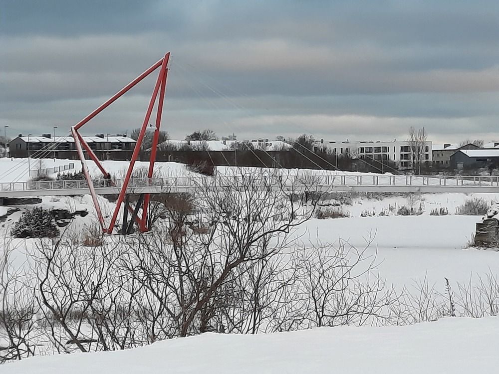 Мост через пруд Пае