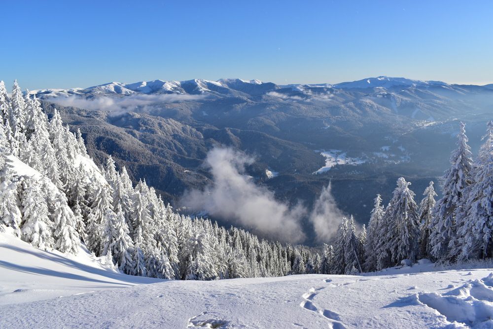 На вершине горы