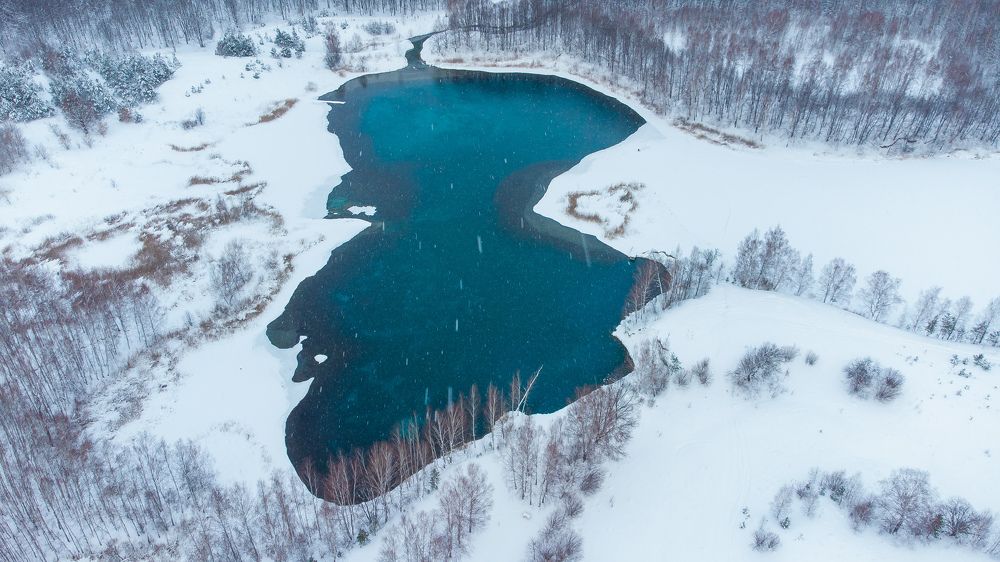 Озеро Ключик зимой