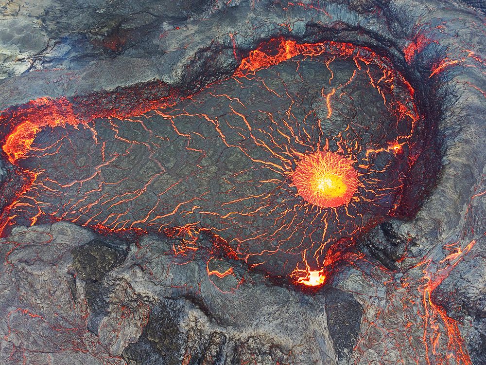 The heart of the volcano
