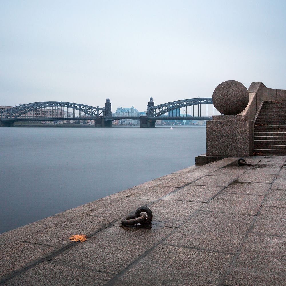 Большеохтинский мост (Мост Петра Великого).