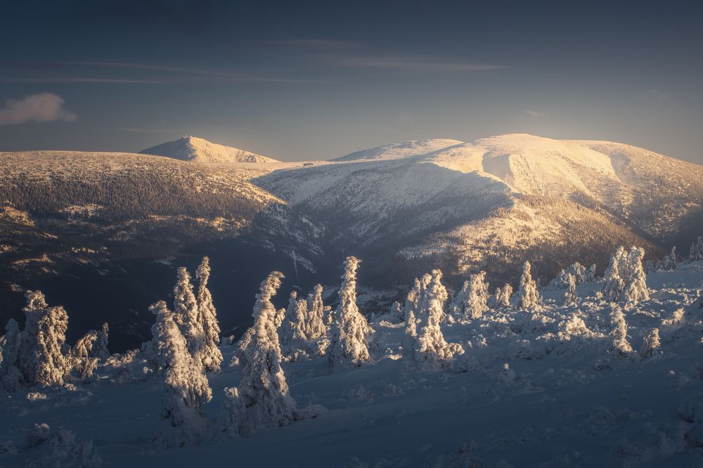 Sunset in Giant Mountains