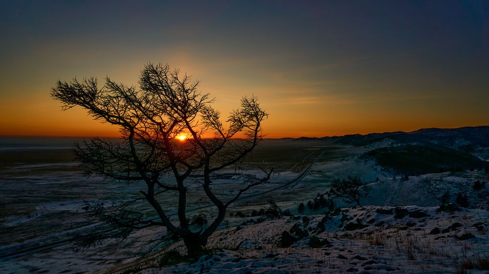 Исчезающее солнце.