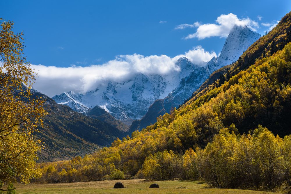 Осень в Домбае