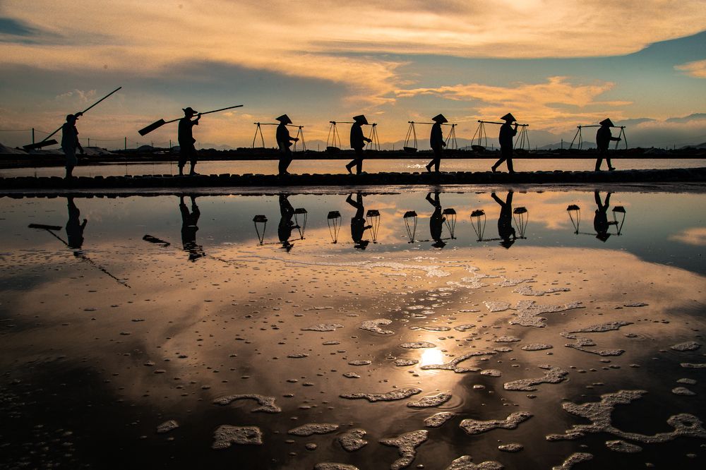 Salt field in Nha Trang