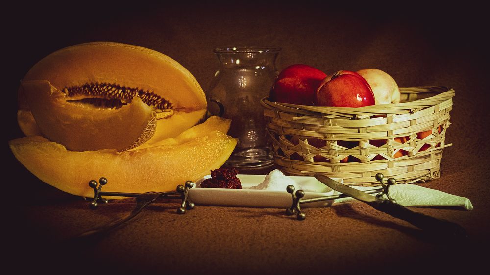 Дыня с аджикой