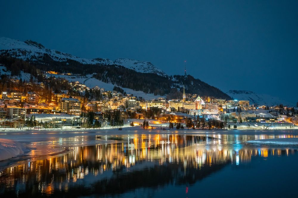 St. Moritz Snow Night