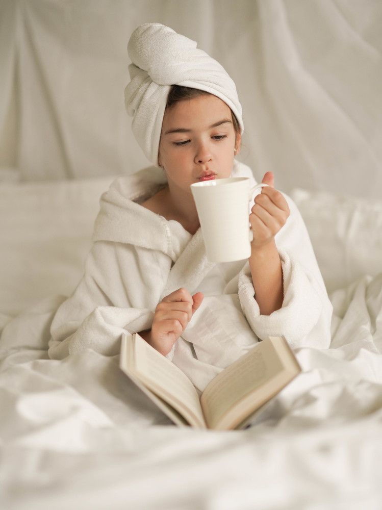 My morning with book and coffee