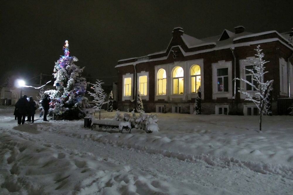 У рождественской елки