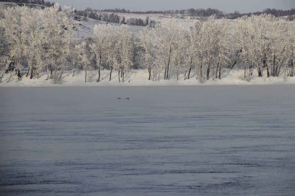 Зимний Енисей