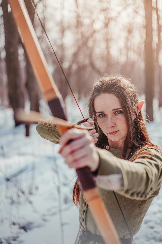 Лесная охотница.