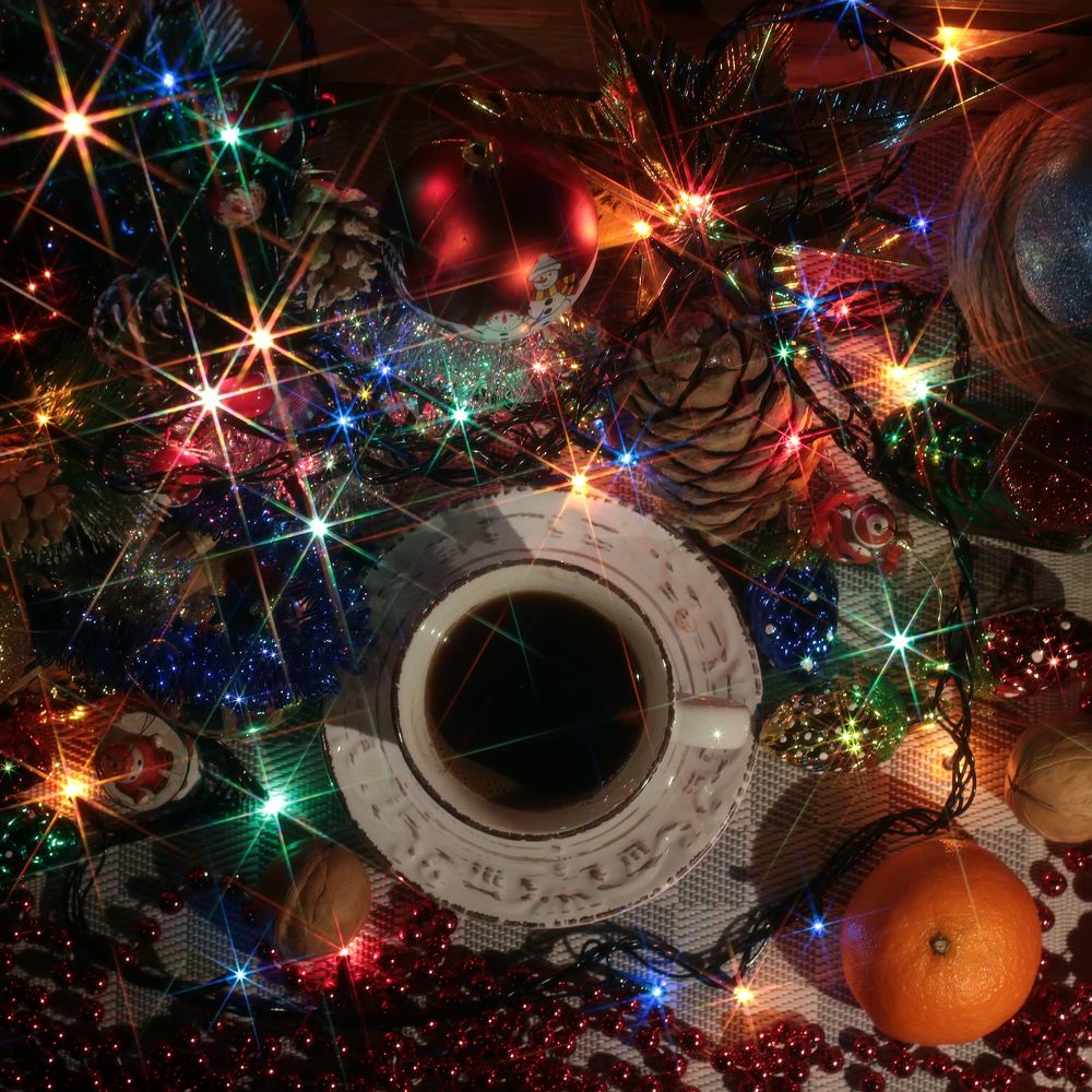 Cup of coffee on the table