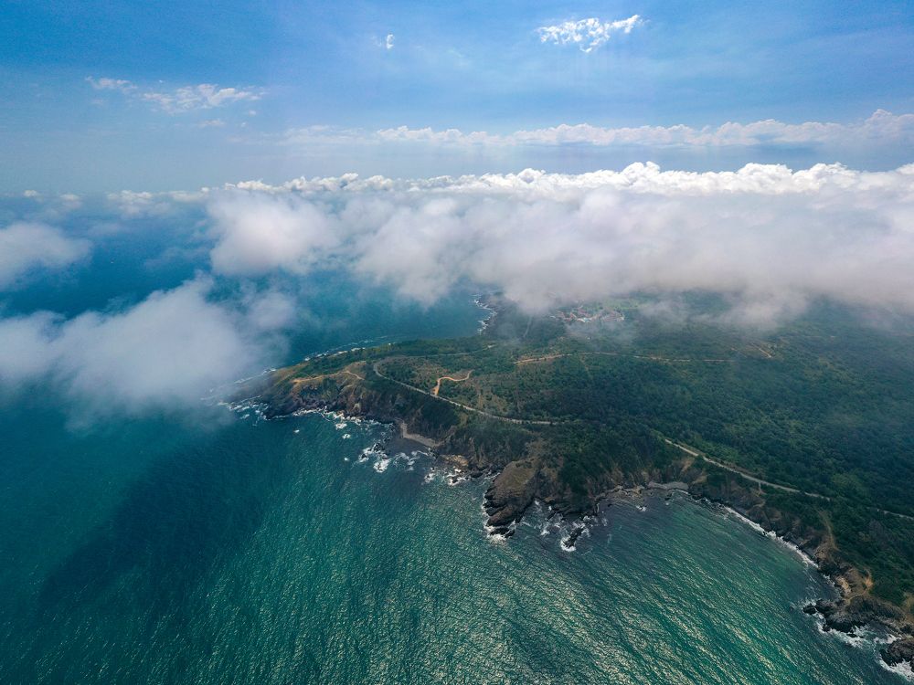 At the level of the clouds