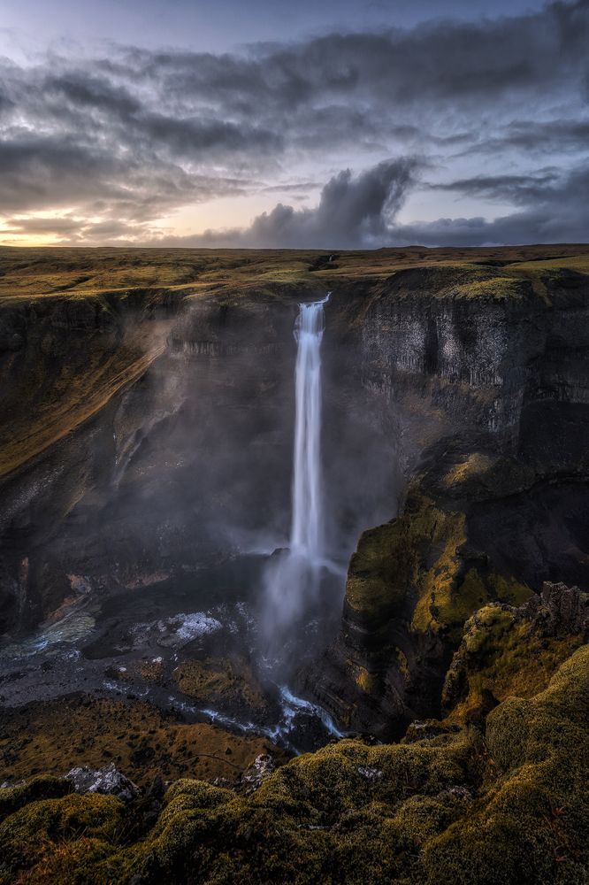 Háifoss Sunset