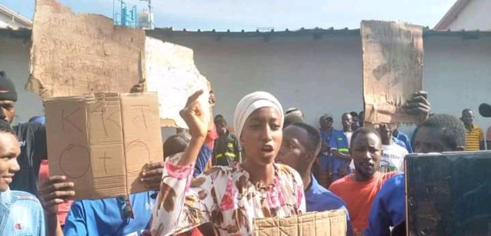 Manifestations des employés d'une usine à Conakry