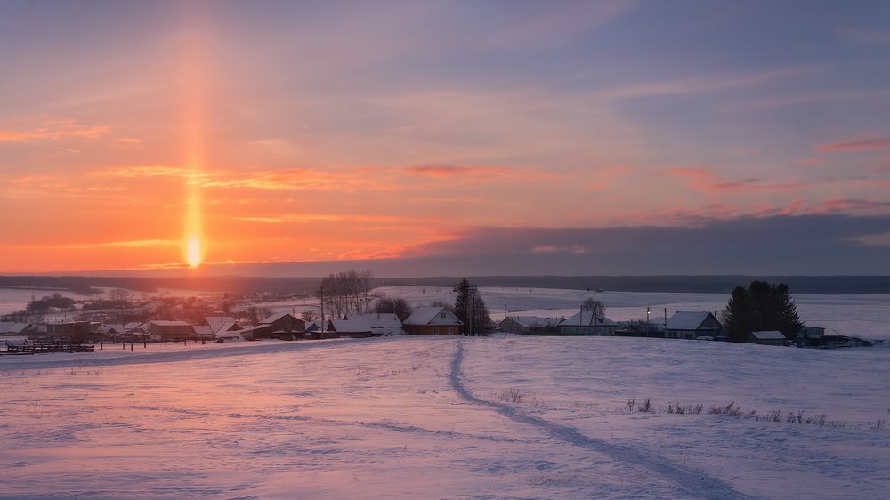 Далекий теплый свет...