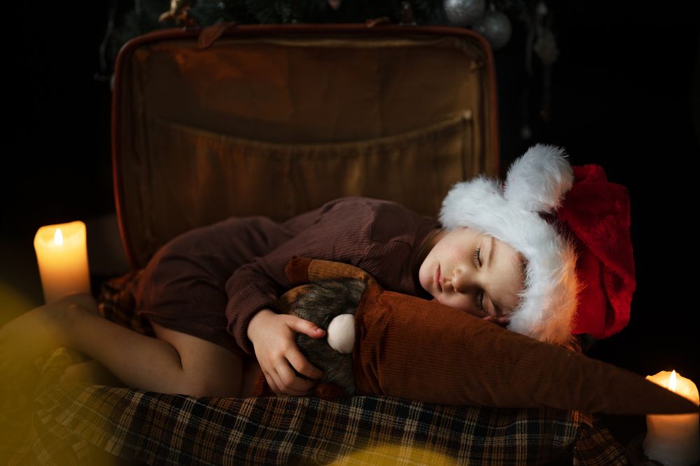 Гномик под елочкой