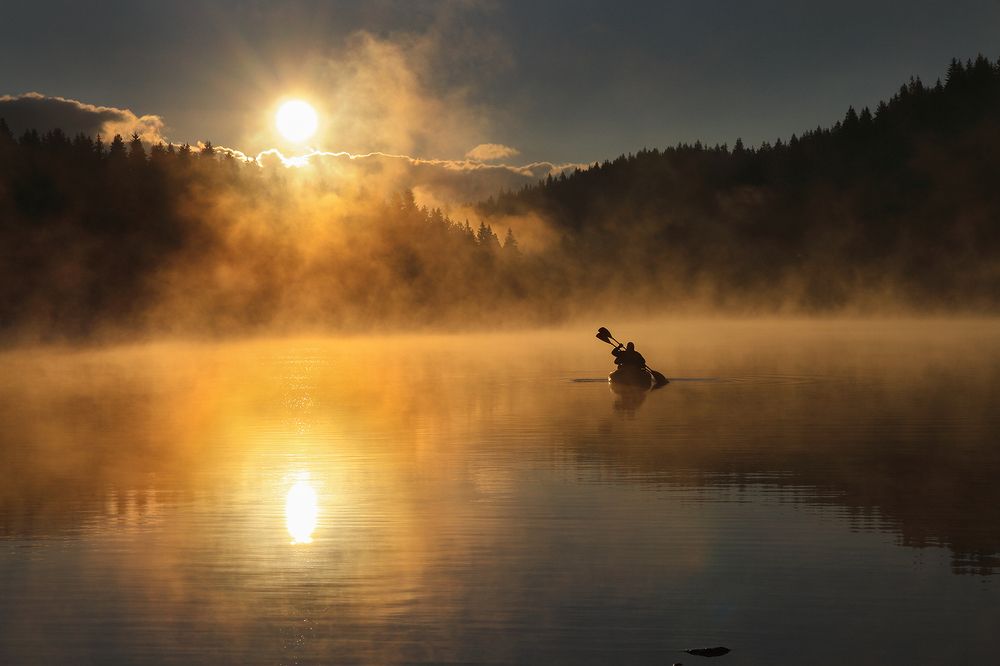 Morning kayaking