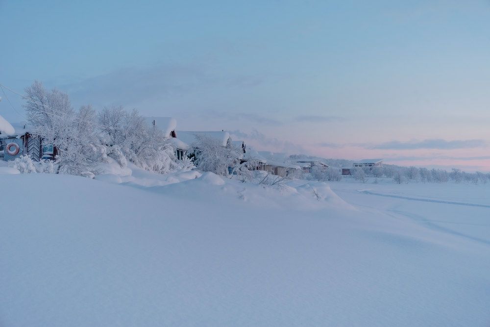 Зимние сумерки.