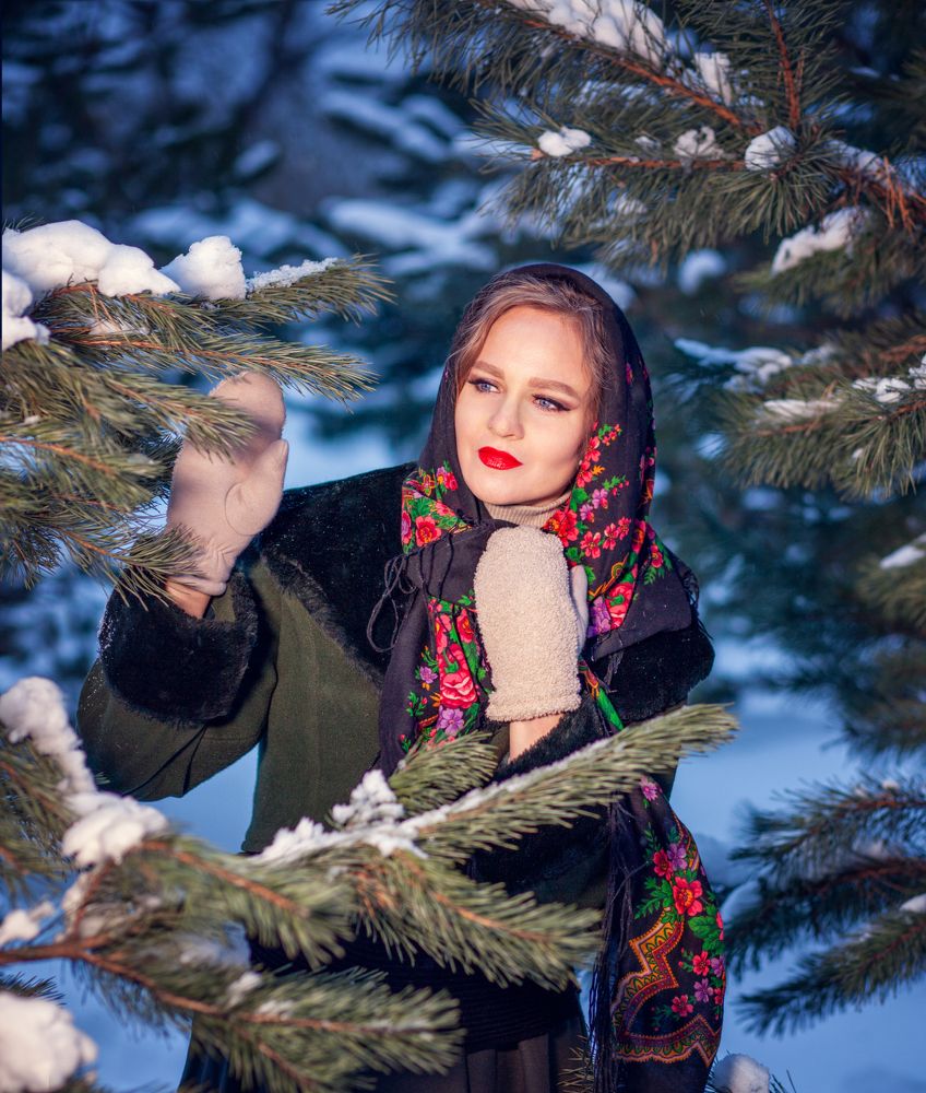 В зимнем лесу