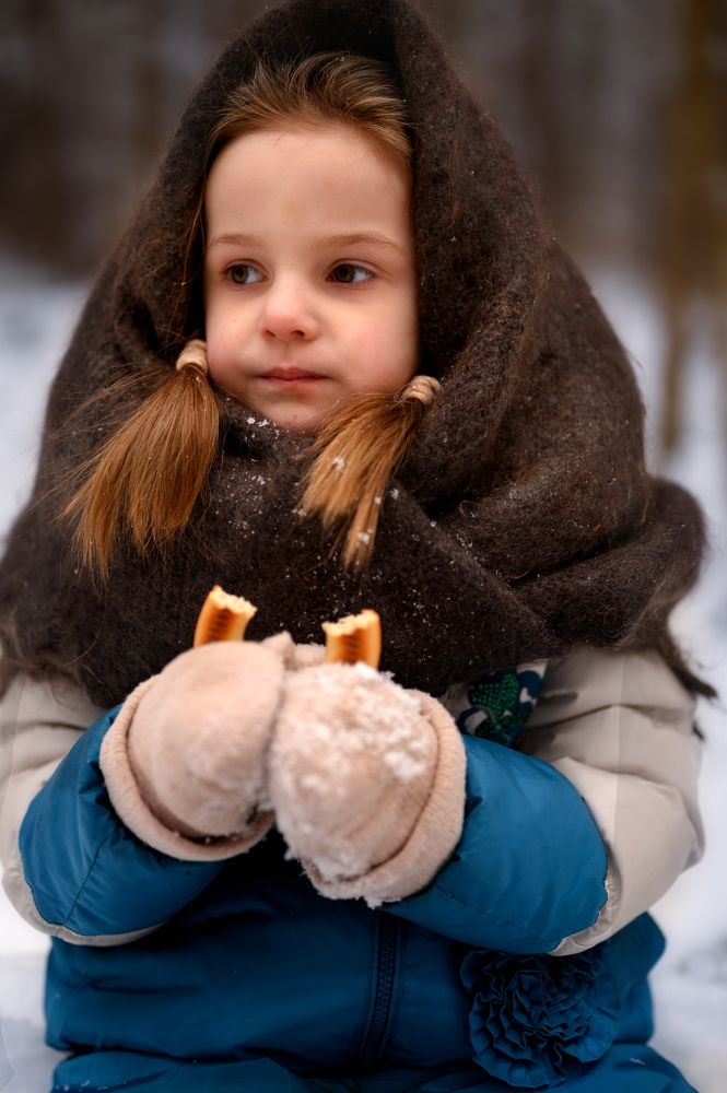 Алёнушка в лесу